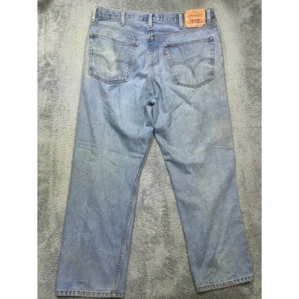 Vintage Levi's‎ 550 Jeans Men's 38x30 Blue Distressed Faded Work Relaxed Fit Y2K